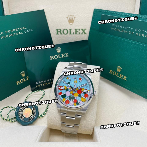 Rolex Oyster Perpetual Turquoise Celebration 41 mm