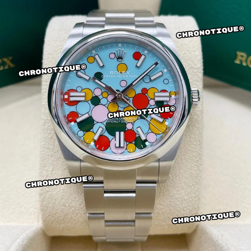 Rolex Oyster Perpetual Turquoise Celebration 41 mm