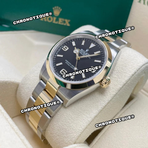 Rolex Explorer Steel and Yellow Gold 36 mm